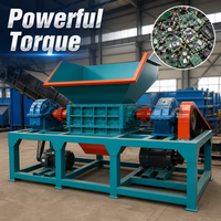 Broyeur de Chariots à Double Arbre pour Métaux de Carrosserie, Concasseur de Déchets d'Acier à Double Arbre pour Usine de Recyclage de Fer et d'Aluminium Automobile