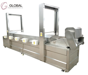 <strong>Chips</strong> Plantain Slicer and <strong>Fryer</strong> Potato <strong>Chips</strong> Continuous <strong>Fryer</strong> Steam <strong>Fryer</strong> Industrial Continuity Plantain <strong>Chips</strong> Frying Machine - Product Image 1