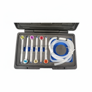 TAIWAN CALIBRE 7-12mm <b>12</b> <b>Point</b> <b>Socket</b> Brake Bleeder Wrench Set with Oil Drain Hose & Check Valve, bleeder valve wrench - Product Image 1