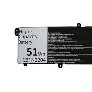 Batería de Repuesto de Alta Capacidad C31N2204 51Wh para Portátil Asus Vivobook Go 14 E1404/FA/GA S1404 Recargable - Product Image 3