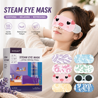 Masque oculaire chauffant à vapeur à marque privée, compresse chaude auto-chauffante 40 ° Température constante pour la relaxation des yeux, le sommeil en voyage
