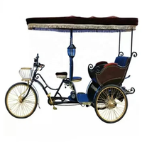 Rickshaw royal de luxe, tricycle électrique à pédale, vélo de mariage, tricycle électrique de tourisme de parade