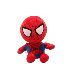 Dc And Movie plush Doll Hero Spiderman America Captain Bat man Man iron plush Stuffed toys children gifts