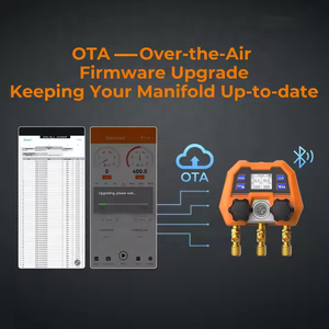 Herramienta de adición de flúor para aire acondicionado, medidor de presión electrónico para refrigerante de nieve, medidor de adición de flúor <span class=keywords><strong>Digital</strong></span>, DMG-4B - Product Image 6