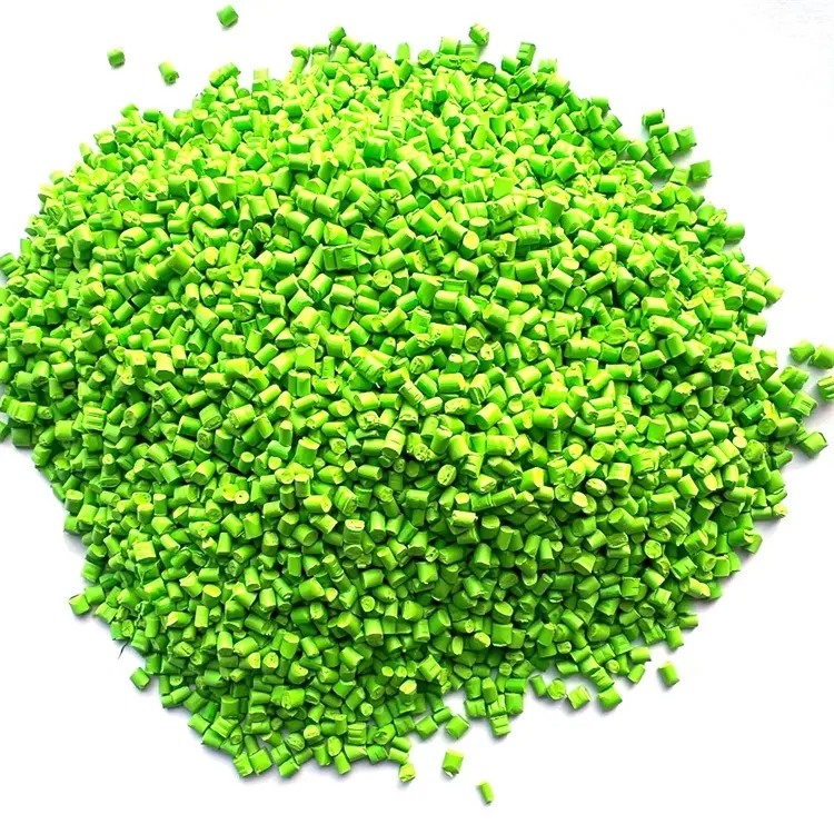 Kimyasal kararlılık yeşil renkli plastik peletler ana parti pigmentleri Pp Pe katkı Masterbatch