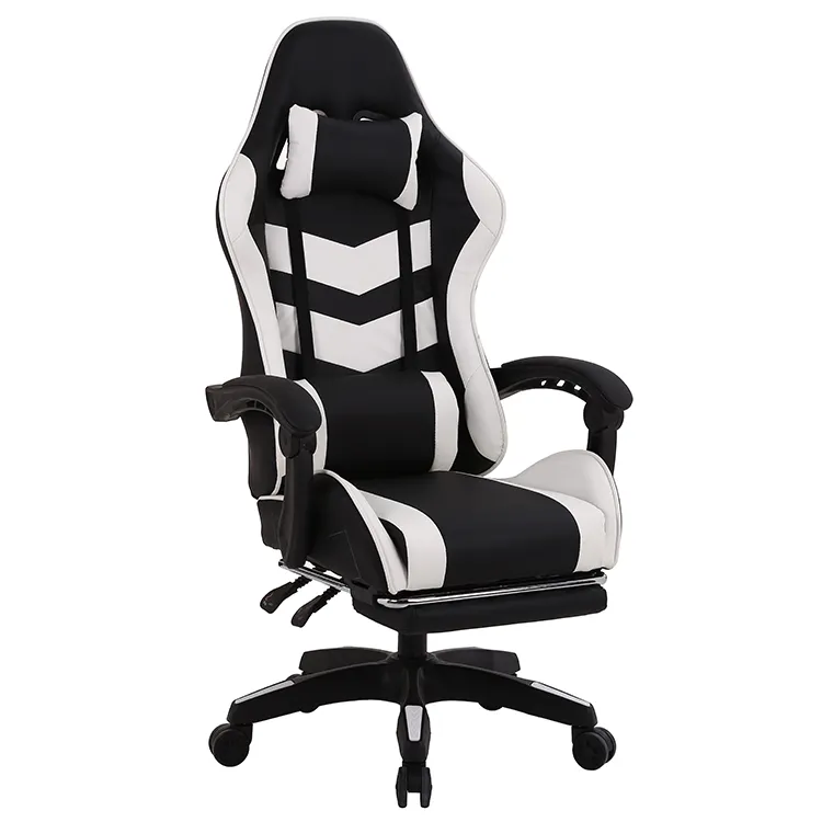 Leader de Station échantillon gratuit pliable, chaise de jeu, 1 pièce, Style de course, Pc, étiquette personnalisée Rgb, accoudoir 4d, bleu, Logo de Gamer