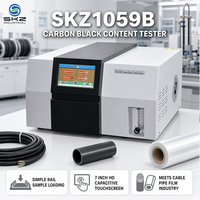SKZ1059B Instrument de détermination du noir de carbone par film de câble de tuyauterie, avec écran tactile capacitif HD de 7 pouces et fonction de tirage direct pour échantillons