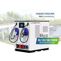 Système de stockage d'énergie en conteneur avec batteries LiFePO4 industrielles et commerciales de 203 kW et 167 kWh