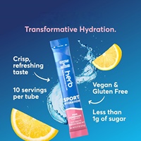 Mezcla de Electrolitos Isotónicos para Hidratación, Sin Gluten, para Adultos, Post-Entrenamiento, con Magnesio y Vitaminas, Nutrición Deportiva, Gestión de Energía, 16