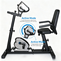 Vélo d'exercice électrique assis pour l'entraînement des membres supérieurs/inférieurs avec modes passifs/actifs – Récupération en physiothérapie