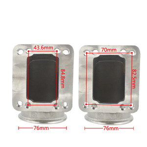 Kit de raccords coudés à 90 degrés pour turbocompresseur Poyracing 3,0 pouces pour modèles T3 T4 - Product Image 5