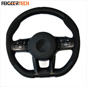 Volante Deportivo de Fibra de Carbono AMG de Alta Calidad para Mercedes-Benz Clase R, S, B, C, E, A, ML, <span class=keywords><strong>GL</strong></span>, W205, W213, Marca Feigeer Tech - Product Image 1