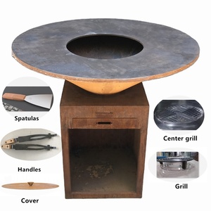 Hot Sale Garden Patio Coten Metal Fire Pit Grill <strong>Table</strong> <strong>BBQ</strong> - Product Image 2