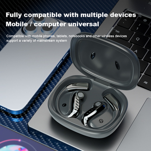 Auriculares Inalámbricos de Conducción Ósea YISSIY LX-90 con Estuche de Pantalla Táctil Inteligente, para Deporte/Trabajo/iPhone/Android LX-90 OWS - Product Image 6
