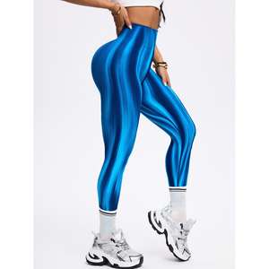 Pantolon görünmez özelleştirilmiş korkak Athleisure kızlar koşu pantolon üzerinde kat basit çok renkli çalışma Yoga tayt - Product Image 3