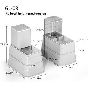 Tigelas Ajustáveis e Laváveis 2 em 1 de Aço Inoxidável e Plástico para Ração e Água de Cães e Gatos, Design Removível, IPX5 à Prova d'Água, Ecológicas - Product Image 6
