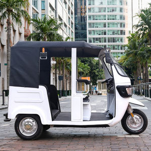 Triciclo <span class=keywords><strong>El</strong></span>éctrico Bajaj Auto <span class=keywords><strong>Taxi</strong></span> de 3 Ruedas para Pasajeros con Cabina Cerrada para 4 Pasajeros 60V - Product Image 2
