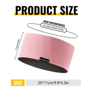 عصابة رأس رياضية مرنة من ماركة WRELS، مضادة للانزلاق وماصة للرطوبة، مع غطاء للأذنين للتدفئة في الشتاء - Product Image 6