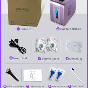 Generator air inhalasi hidrogen 1800ml portabel, fasilitas produksi hidrogen 1500ml - Product Image 6