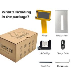 Imprimante d'étiquettes à <span class=keywords><strong>jet</strong></span> d'encre personnalisée, facile à utiliser, portable, pour gobelets en plastique - Product Image 6