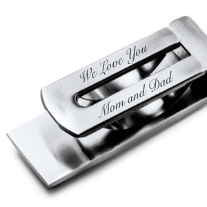 थोक शीट कस्टम लोगो रिक्त धातु तह बटुआ चुंबक स्टेनलेस स्टील पैसे क्लिप के लिए उच्च बनाने की क्रिया - Product Image 6