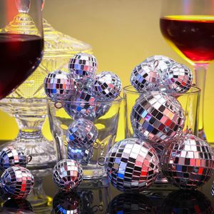 Espejos Redondos Plateados con Lentejuelas de 3-6cm, Adornos para Pasteles, Decoración de Discoteca, Directo de Fábrica - Product Image 4
