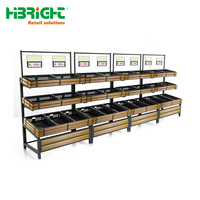 Nieuw Ontwerp Houten Fruitgroente Display Boomgaard Bakken