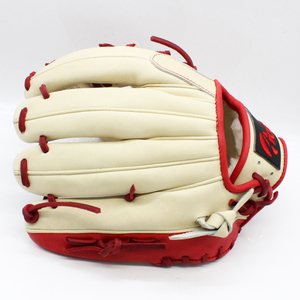 Guanto da Baseball in Pelle Kip Personalizzato con Logo Ricamato, Colore Nero, Vendita all'Ingrosso di Fabbrica - Product Image 2