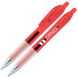 Stylo Gel Intensity Clic Personnalisable avec Logo, Action à Levier Rétractable, Pointe Fine 0,7 mm, Poignée en Caoutchouc, Sérigraphie, Vente en Gros - Product Image 4
