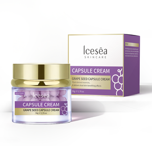 Crema Facial con Vitamina E y Semillas de Uva, Antiarrugas, Hidratante, Iluminadora, Reafirmante, Nutritiva, Suavizante y Radiante - Product Image 1