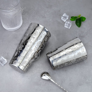 <span class=keywords><strong>Set</strong></span> Shaker Boston Personalizzato con Incisione Tiki 18+28oz in Acciaio Inossidabile, Kit da Barman per Miscelare Drink con Jigger e Strainer - Product Image 4