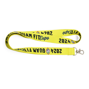 Custom Print VIP Laminated Polyester Name Badges Lanyards with Silk Screen Printing for Events & VIP Backstage <b>Passes</b> - Product Image 3