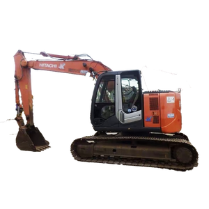Mini-excavatrice Hitachi ZX135 d'occasion certifiée CE, modèle 2023, excavatrice hydraulique sur chenilles, 13,5 tonnes, machine sans queue d'arrière d'origine. - Product Image 6