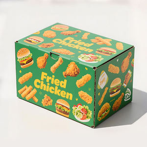 Custom Biodegradable Chicken and Sushi Packaging <b>Boxes</b> FoilStamped Paper Box with Stamping Features - Product Image 4