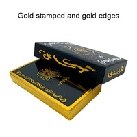 Cartes Oracle de Tarot estampées d'or exquis de haute qualité pour la méditation de Divination Design Original usine papier d'or en gros