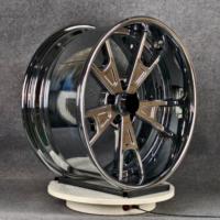 Jantes en alliage forgé à cinq branches personnalisées GS 5x112 5x114.3 5x120 18 19 20 22 21 23 24 pouces avec électroplaqué blanc pour Chevelle