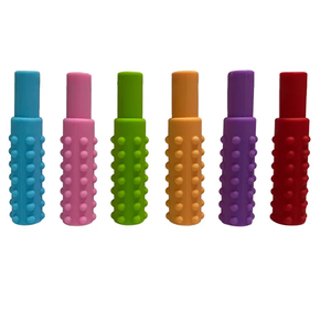 Jouet à mâcher en silicone souple pour enfants autisme sensoriel collier <span class=keywords><strong>de</strong></span> <span class=keywords><strong>sucette</strong></span> pour bébé bâton à mâcher <span class=keywords><strong>de</strong></span> dessin animé aide à réduire l'anxiété à mâcher Fidget - Product Image 4