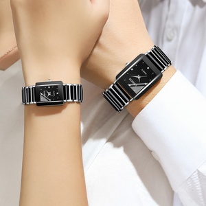Reloj de Pareja CHENXI, Reloj de Marca de Alta Gama Resistente al Agua para Hombre y Mujer con Correa de Cerámica y Metal, Relojes Para Mujer - Product Image 5