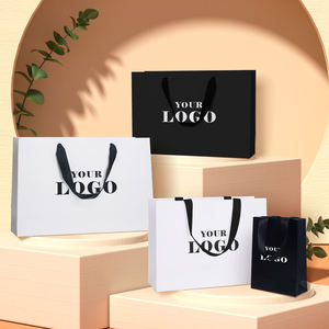 Wholesale Custom Printed Luxury Shopping Gift Paper <strong>Bag</strong> With Handle Paper <strong>Bag</strong> With Logo Print - Product Image 3