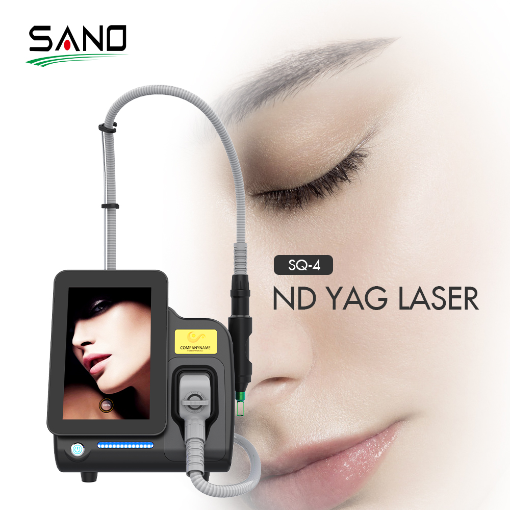 Laser Nd Yag Xung Dài Chuyên Nghiệp Máy Loại Bỏ Hình Xăm/Laser Yag/Laser Yag Lột Carbon Q-switch