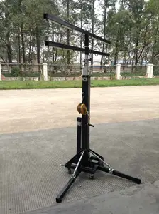<span class=keywords><strong>Soundking</strong></span>-ruedas de alta resistencia, torre de elevación de Armazón móvil, soporte de manivela de línea de concierto de 6,5 m, color negro - Product Image 5