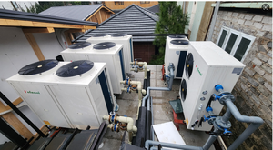 <span class=keywords><strong>Pompe</strong></span> à <span class=keywords><strong>chaleur</strong></span> air-eau Folansi 36,17 kW 60 degrés – Chauffe-eau commercial haute efficacité à source d'air - Product Image 4