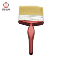 Ensemble de pinceaux de peinture murale en poils de vente directe du fabricant pinceau à manche en bois verni