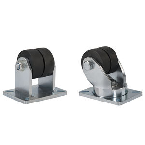 Laden von 2800kg <span class=keywords><strong>Super</strong></span> Heavy <span class=keywords><strong>Duty</strong></span> Eisen/Stahl-Kern-Nylon-Lenkrädern mit geringer Schwerkraft 4-Zoll-Industrie-Doppelrollen OEM-Unterstützung - Product Image 2