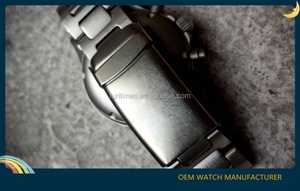 ETA7753 Luxury Calf Leather Strap Stainless Steel Watch for Men <b>Chronograph</b> Watch <b>Automatic</b> Can customize logo - Product Image 4