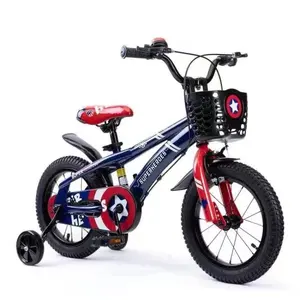 Venta al por mayor de bicicletas para niños con rueda de entrenamiento para niños y niñas de acero de ALTO CARBONO DE 3 a 6 años de edad bicicleta para niños