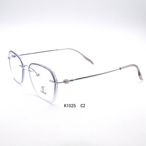 แว่นตา K1025 กรอบโลหะเมมโมรี่ น้ำหนักเบา ทนทาน ทันสมัย ดีไซน์ยืดหยุ่นเพื่อความสบาย - Product Image 5