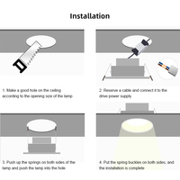 Spot lumineux Led encastré en Aluminium Anti-éblouissement, 3W, 5W, 7W, 9W, 12W, 15W, 18W, offre spéciale