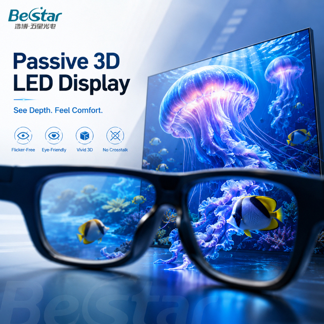 Bestar Polarized 3D LED Screen 8K HDR10+ Ghosting-free High Brightness Immersive Flying Theater Theme Park Innovative Attraction