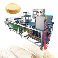 Tortilla entièrement automatique faisant la machine prix usine chapati/paratha/roti/lavash/pain plat/coquille de taco faisant la machine